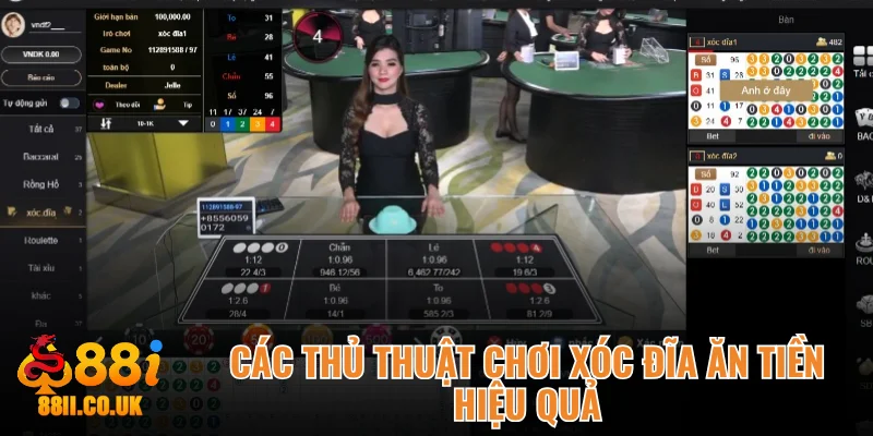 Các thủ thuật chơi Xóc Đĩa ăn tiền hiệu quả