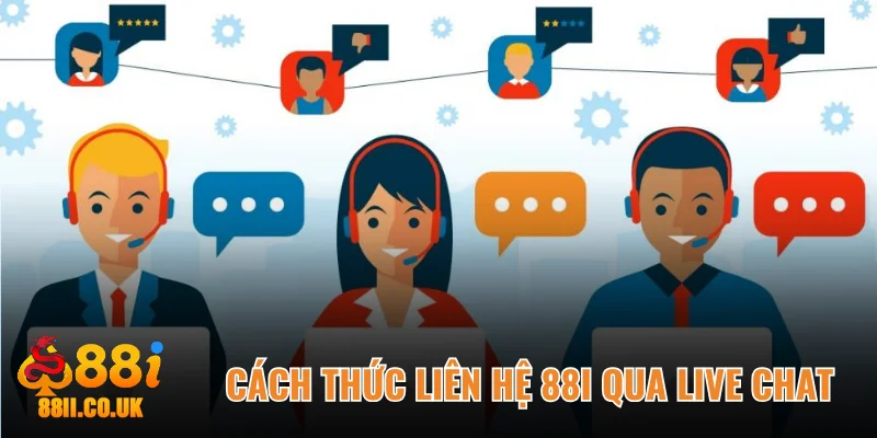 Cách thức liên hệ 88i qua live chat