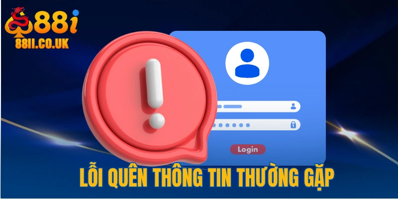 Người chơi điền sai dữ liệu dẫn đến gặp lỗi